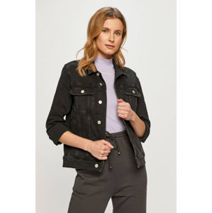 Calvin Klein dámská černá džínová bunda - L (1BY)